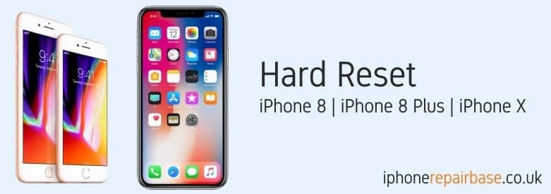 how to hard reset iphone 8 and iphone x
