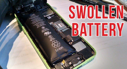 swollen battery