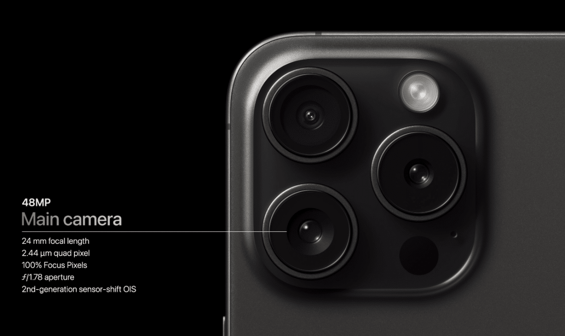 iPhone 15 camera
