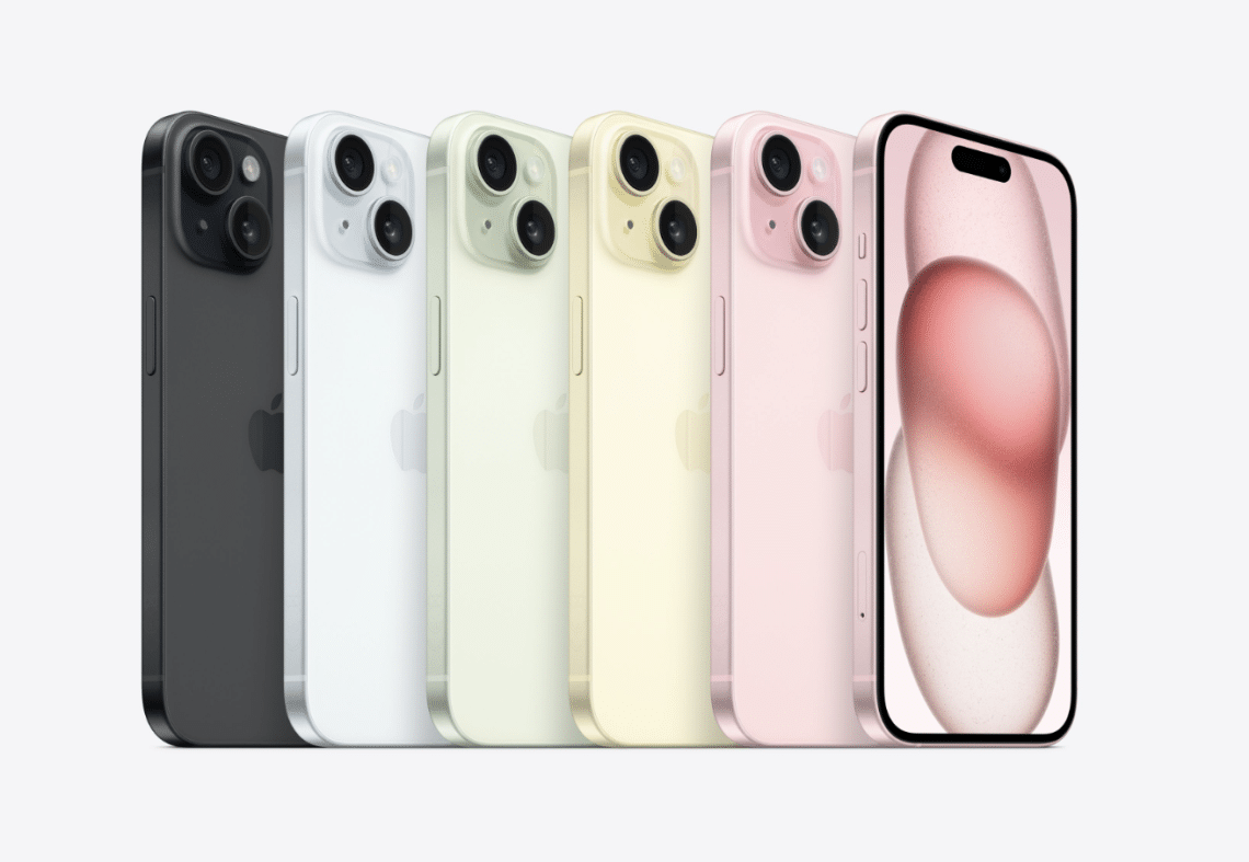 iPhone 15 design colours